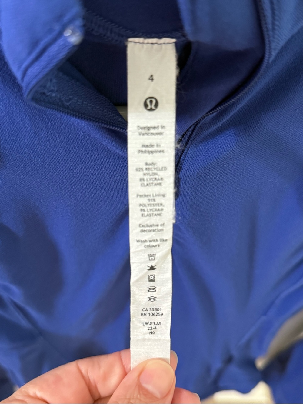 Lululon It’s Rulu Run Half Zip - Picture 8 of 8